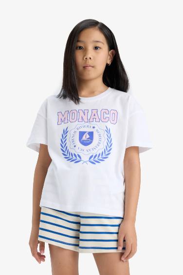 Girl Thin Sweatshirt Fabric Shorts