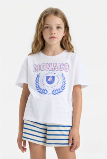 Girl Thin Sweatshirt Fabric Shorts