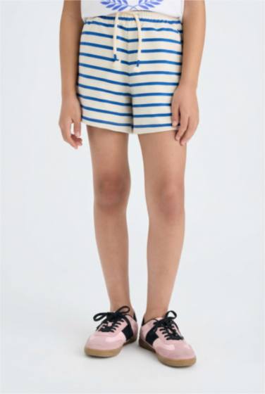 Girl Thin Sweatshirt Fabric Shorts