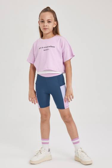 Girl Bike Short Leggings