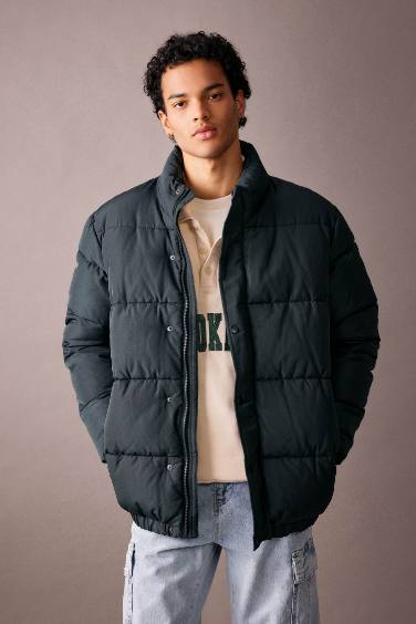 Regular Fit Puffer Jacket