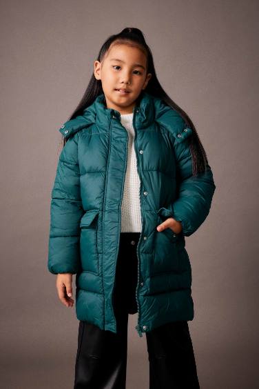 Manteau à Capuche imperméable Pour Fille