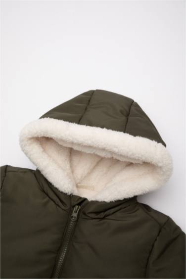 Baby Boy Waterproof Plush Puffer Jacket