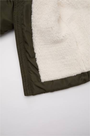 Baby Boy Waterproof Plush Puffer Jacket