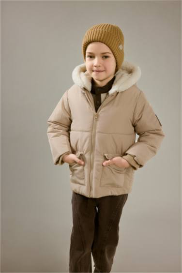 Водонепроницаемая куртка с плюшевой подкладкой для мальчиков
