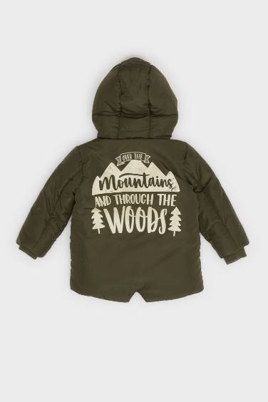 Водонепроницаемая мужская детская куртка с капюшоном и меховой подкладкой на молнии