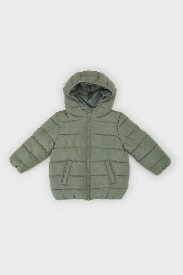 Baby Boy Waterproof Hooded Taffeta Puffer Jacket