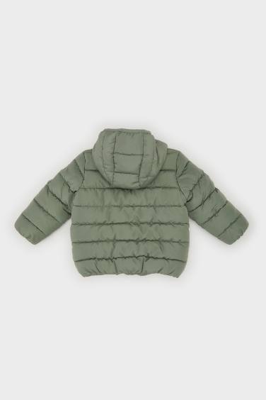 Baby Boy Waterproof Hooded Taffeta Puffer Jacket