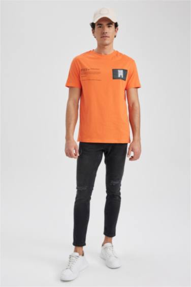 дөңгелек жаға үлкен Қысқа жеңді футболка