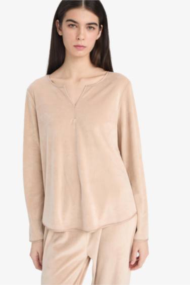 Fall in Love қалыпты пішім дөңгелек жаға 2 Трикотаж жиынтығы