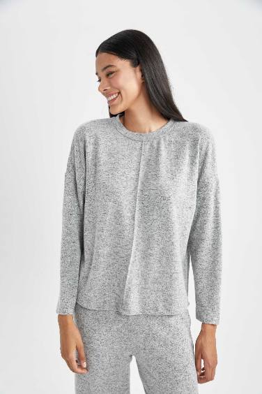 Fall in Love Crew Neck Casual Top