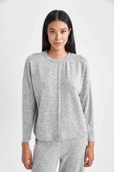 Fall in Love Crew Neck Casual Top