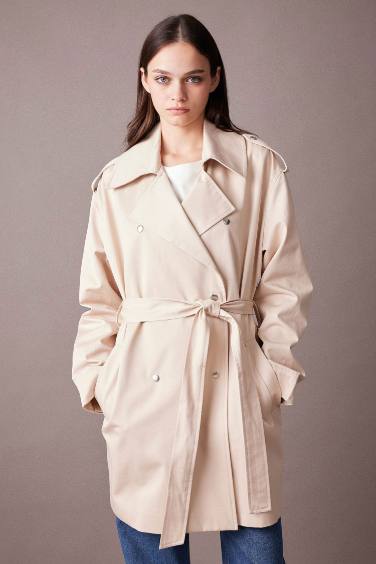 Relax Fit Belted Trench Coat