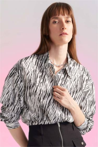 Chemises à manches longues Col De Chemise