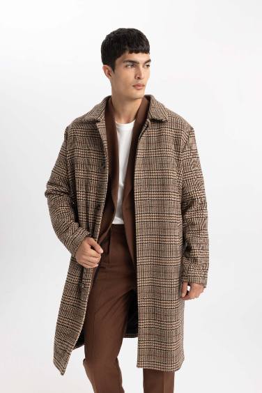 Regular Fit Lined Cachet Coat