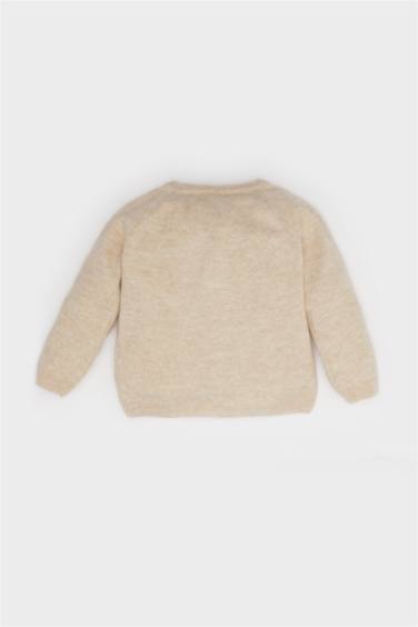 Baby Boy Regular Fit Crew Neck Cardigan