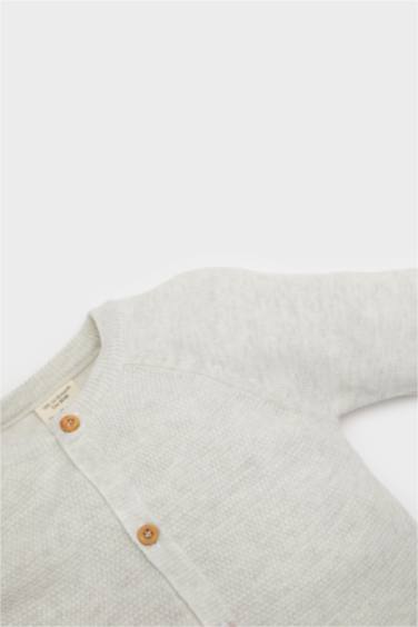 Baby Boy Regular Fit Crew Neck Cardigan