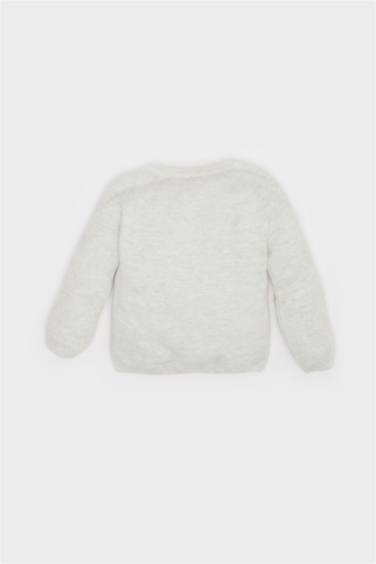 Baby Boy Regular Fit Crew Neck Cardigan