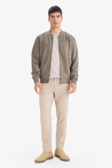 جاكيت بومبر شمواه بسحاب وقصة ضيقة