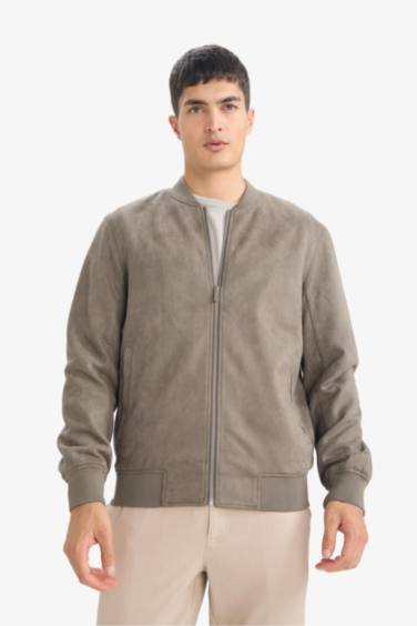 جاكيت بومبر شمواه بسحاب وقصة ضيقة