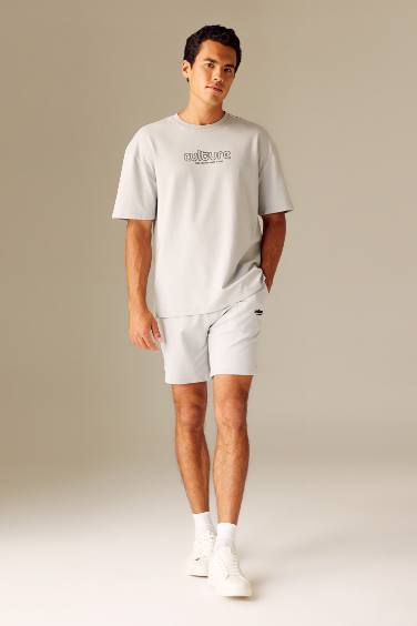 Slim Fit Thin Sweatshirt Fabric Super Skinny Hem Shorts