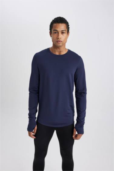 DeFactoFit Slim Fit Crew Neck Sports T-Shirt