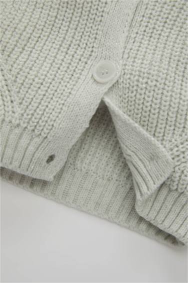 Baby Girl Buttoned Knitwear Cardigan