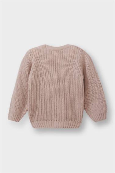 Baby Girl V-Neck Button Down Cardigan