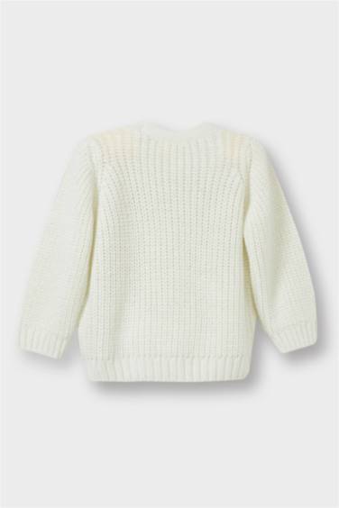 جاكيت صوف بيبي بناتي قصة عادية بياخة V