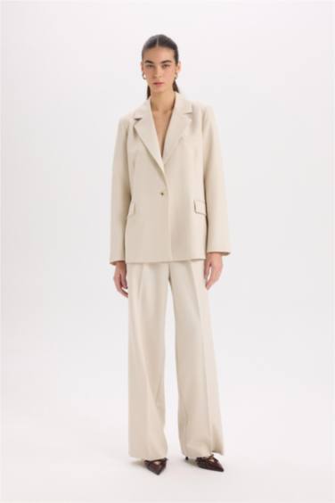 Оверсайз Свободный Покрой Блейзер Пиджак