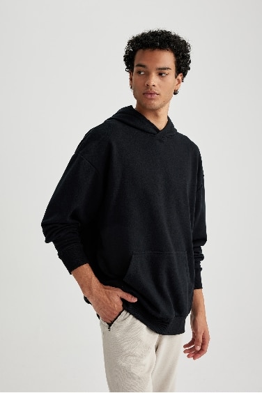 Oversize Fit Long Sleeve Sweatshirt