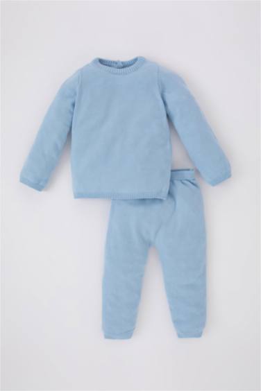 طقم اولادي بيبي كم طويل - قطعتين