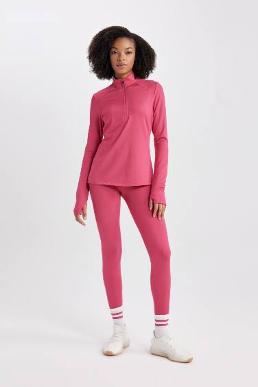 Леггинсы стандартного кроя с закрытой талией для женщин