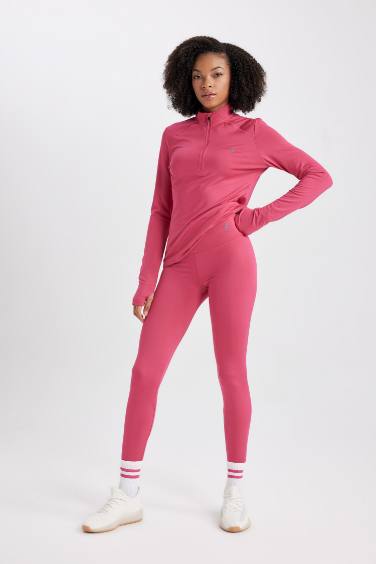 Леггинсы стандартного кроя с закрытой талией для женщин