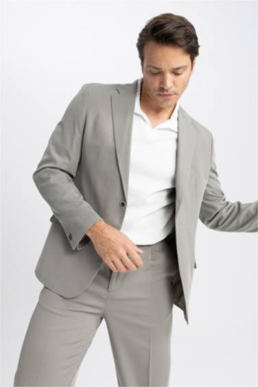 بليزر قصة مريحة مبطن