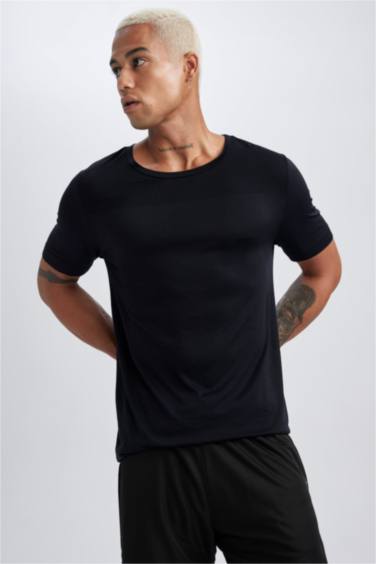 DeFactoFit Slim Fit Crew Neck Basic T-Shirt