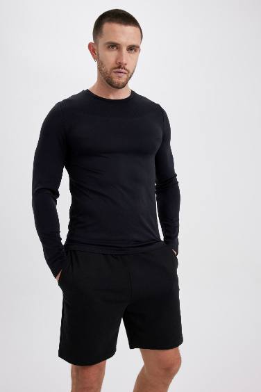 DeFactoFit Slim Fit Crew Neck Sports T-Shirt