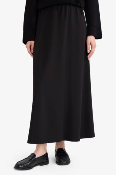 A Kesim Krep Maxi Etek