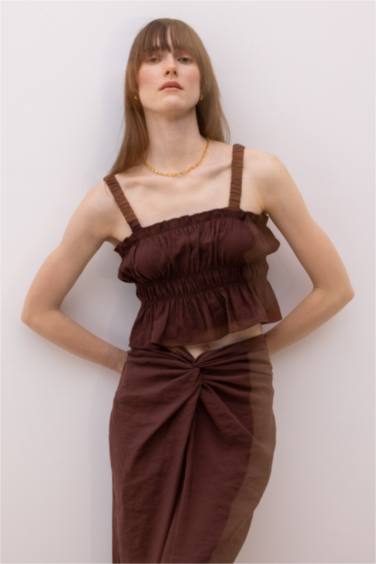 Strapless Fitted Tank Top