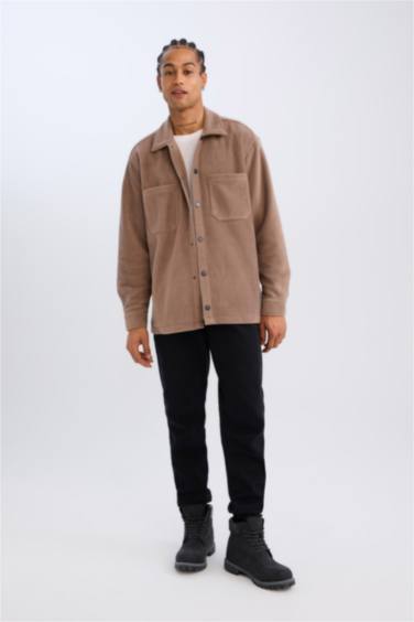 Relax Fıt Polar Uzun Kollu Gömlek