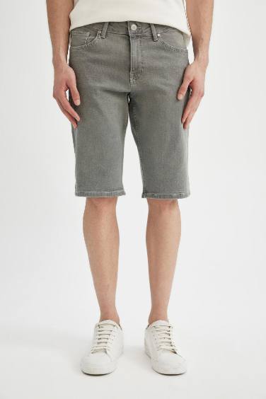 Slim Fit Jean Shorts