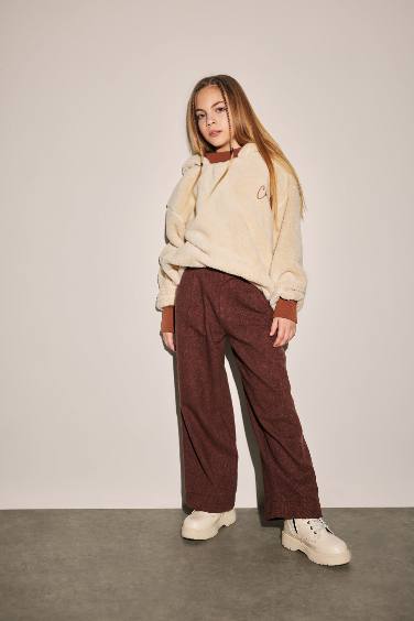 Girl Wide Leg Oval Trousers