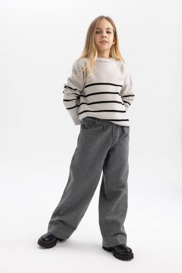 Girl Wide Leg Oval Trousers