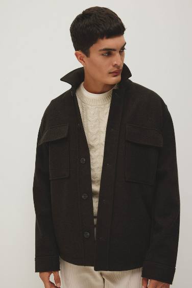 Relax Fit Polo Neck Cachet Jacket