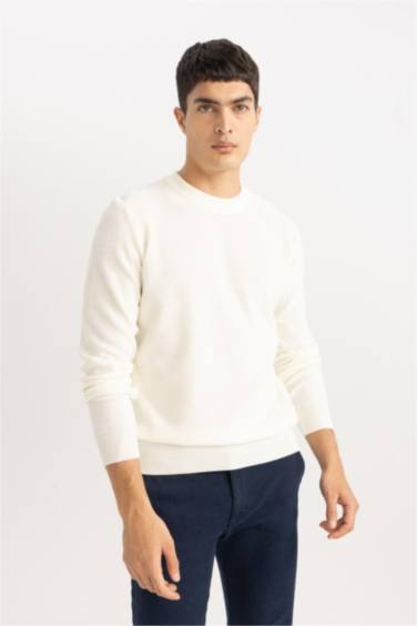 Standard Fit Crew Neck Knitwear Pullover