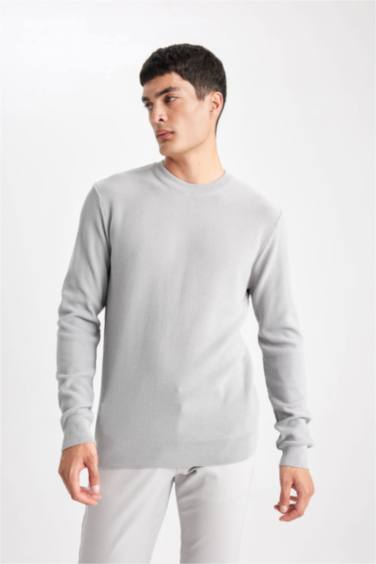 Pull en tricot Coupe Standard Col Rond
