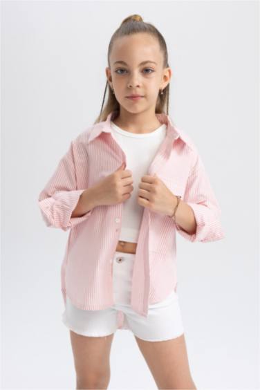 Chemise Oversize à Manches Longues