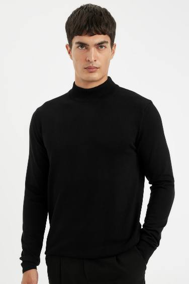 Regular Fit Turtleneck Knitwear Pullover