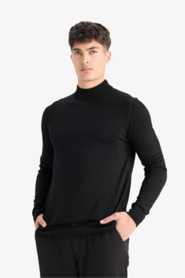 Regular Fit Balıkçı Yaka Premium Triko Kazak