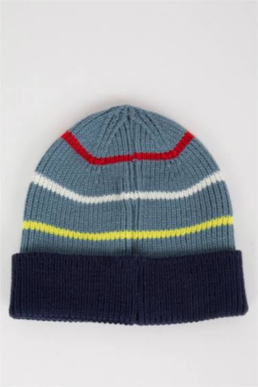 Erkek Çocuk Dokuma Etiketli Bere